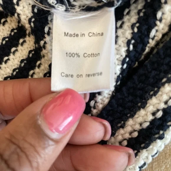 Tart Striped Knitted Short Sleeve Dress - Size S - Picture 9 of 11